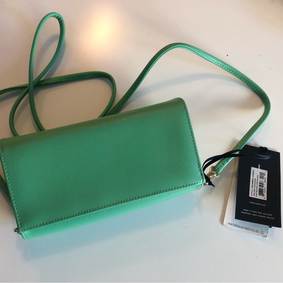 NWT Matt & Nat DREWMED Vegan crossbody bag - pistachio - Picture 5 of 5